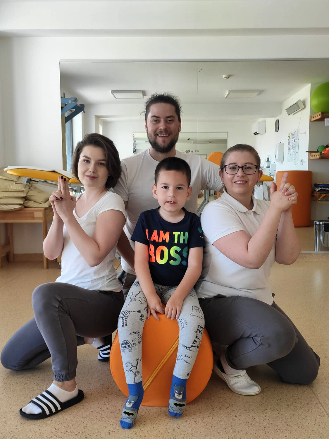 Gloria počas rehabilitácie v HENDI CENTRE