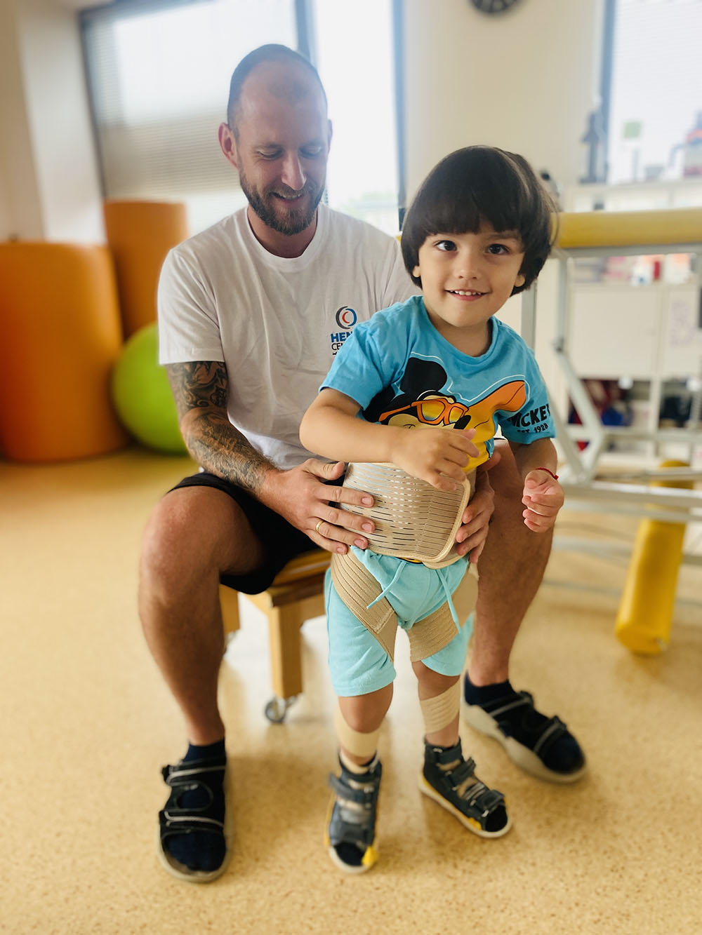 Gloria počas rehabilitácie v HENDI CENTRE