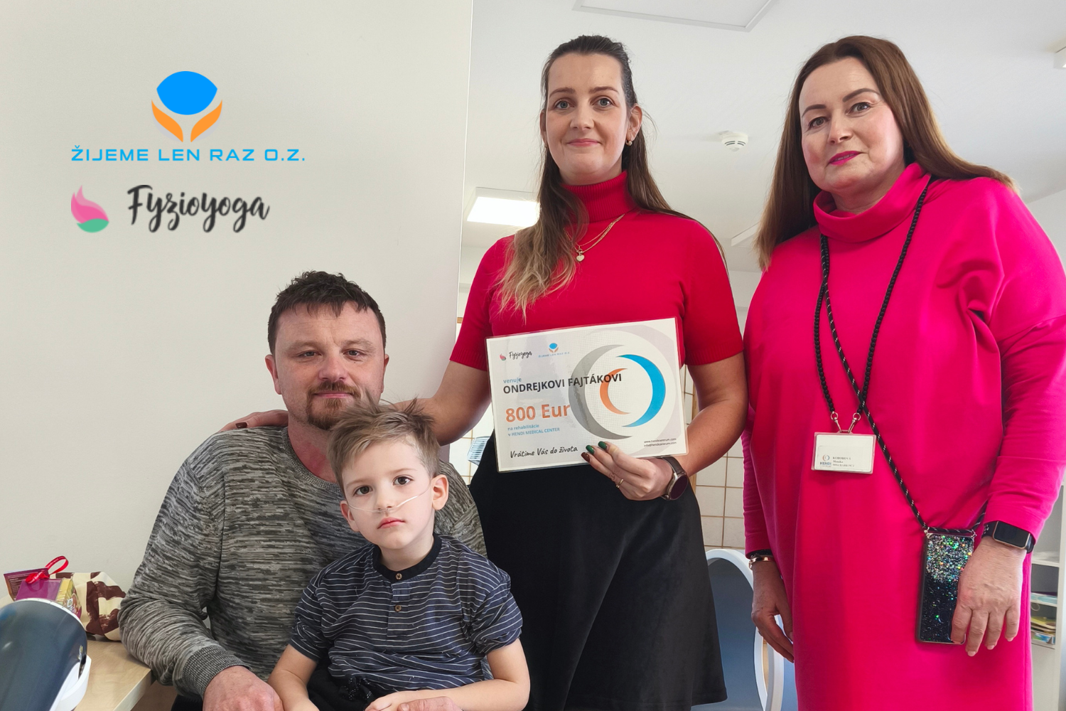 Gloria počas rehabilitácie v HENDI CENTRE