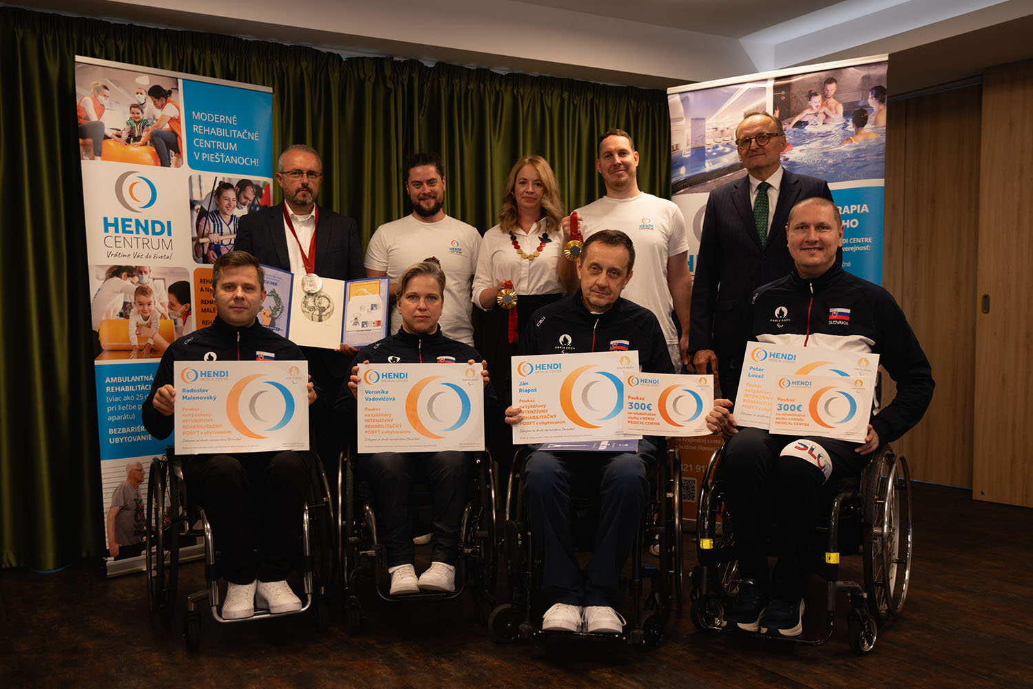 Gloria počas rehabilitácie v HENDI CENTRE