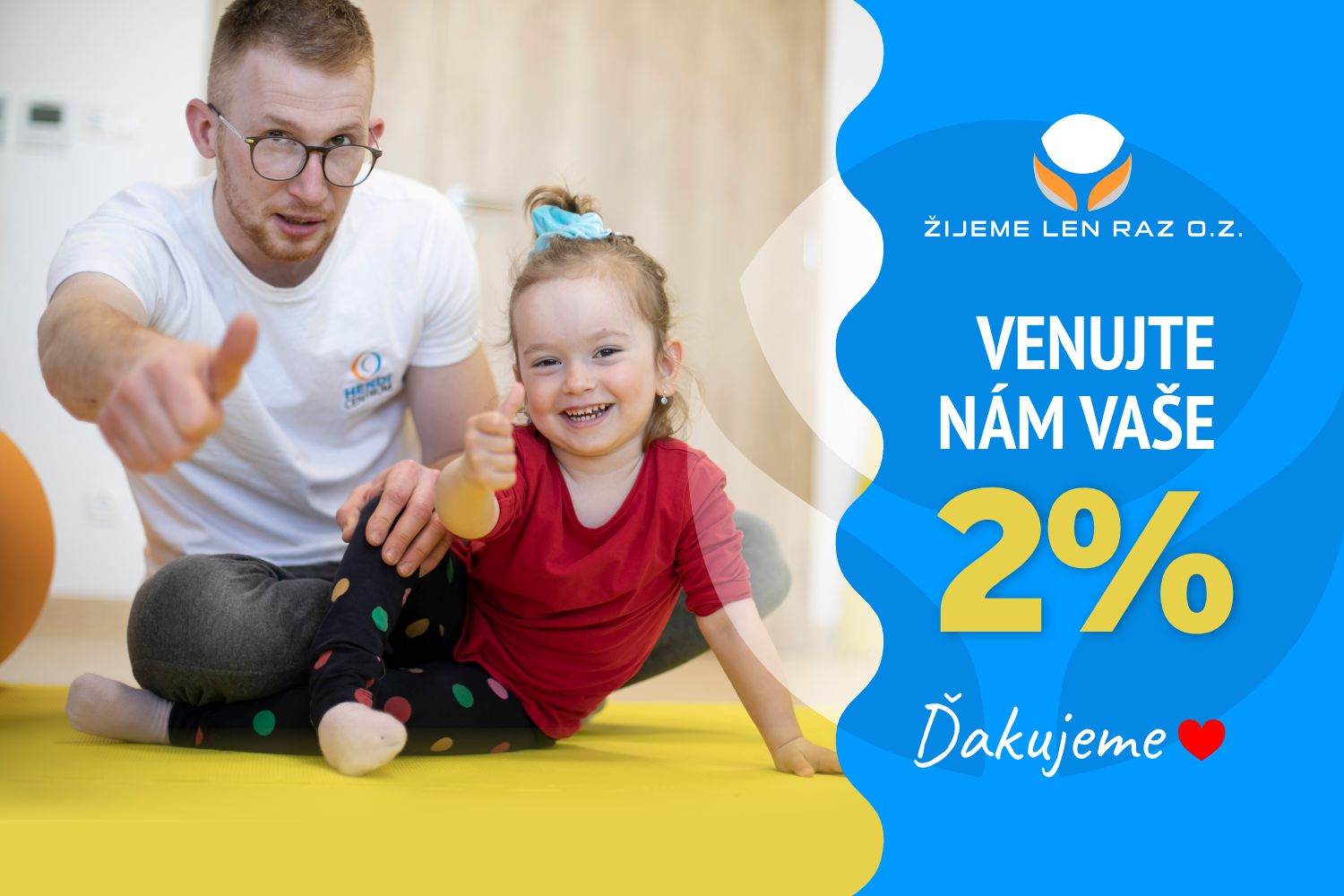 Gloria počas rehabilitácie v HENDI CENTRE