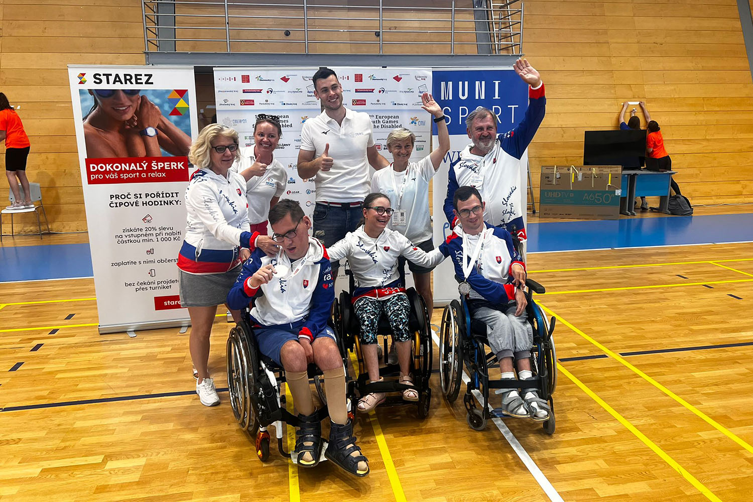 Gloria počas rehabilitácie v HENDI CENTRE