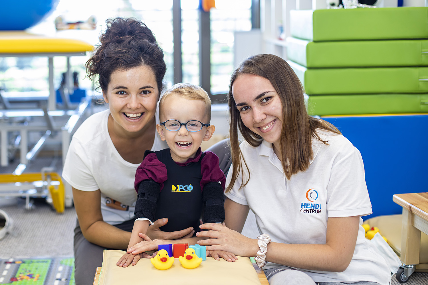 Gloria počas rehabilitácie v HENDI CENTRE